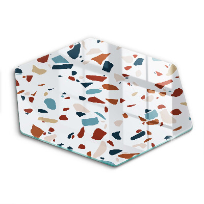 Üveg vágódeszka Díszítő kő