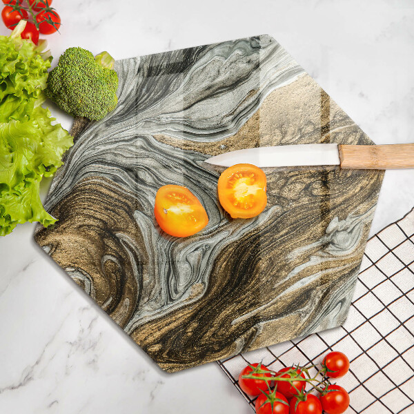 Üveg vágódeszka Gazdag absztrakció