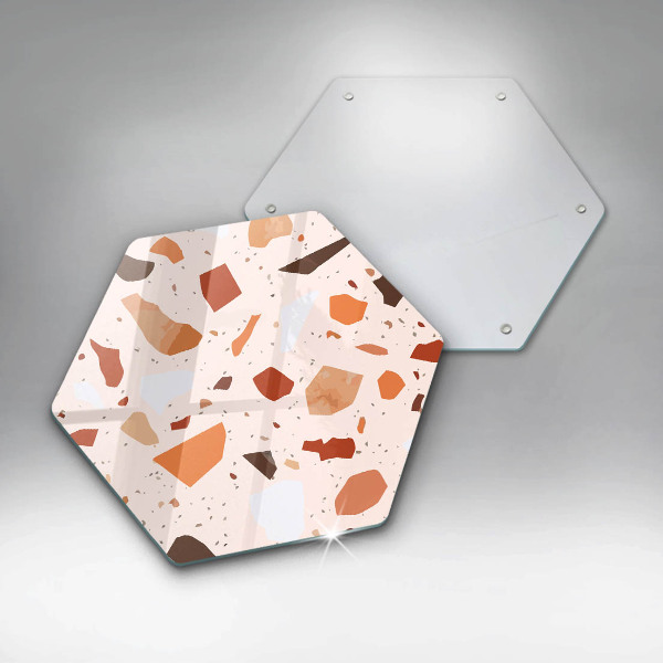 Üveg vágódeszka Dekoratív kőedény