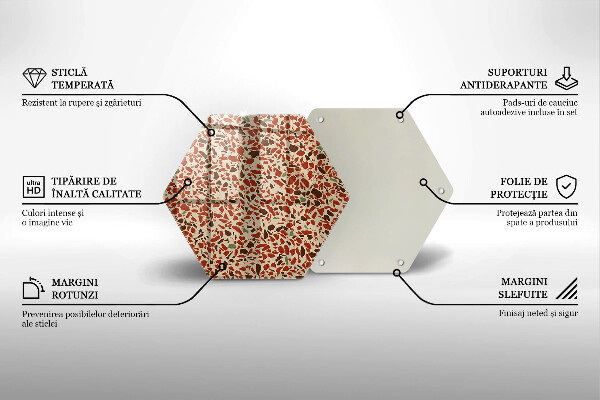 Üveg vágódeszka Finom kőedény