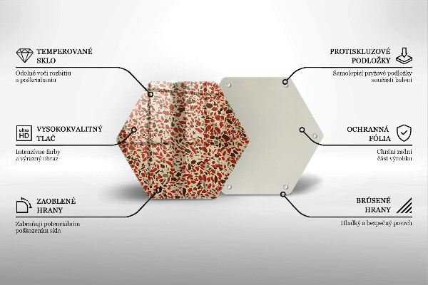 Üveg vágódeszka Finom kőedény