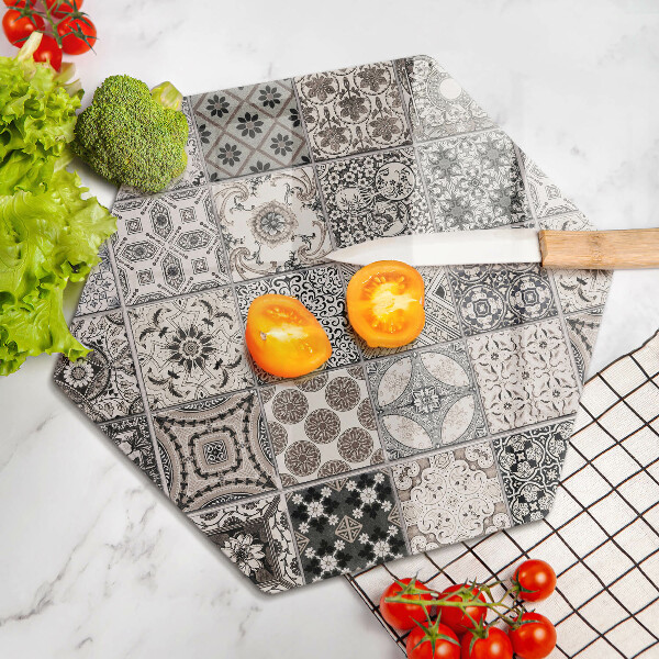 Üveg vágódeszka Dekoratív csempe