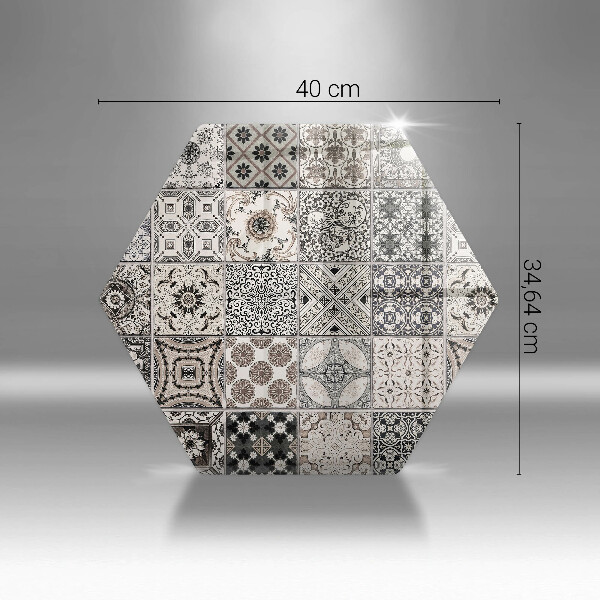 Üveg vágódeszka Dekoratív csempe