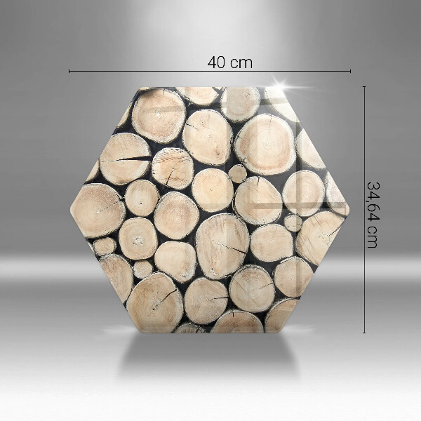 Üveg vágódeszka Fa fatörzsek