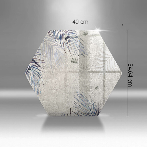 Üveg vágódeszka Finom levelek