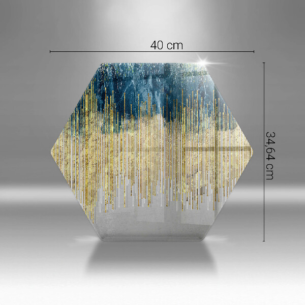 Üveg vágódeszka Tervezői absztrakció