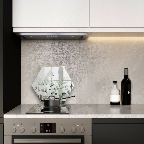 Üveg vágódeszka Akvarell növények