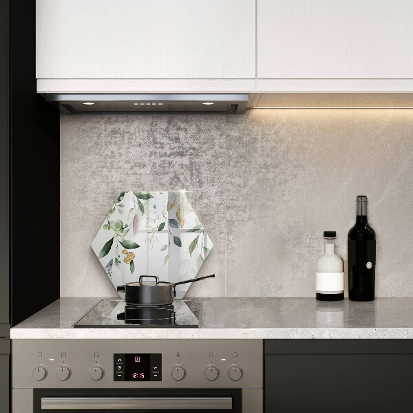 Üveg vágódeszka Akvarell levelek