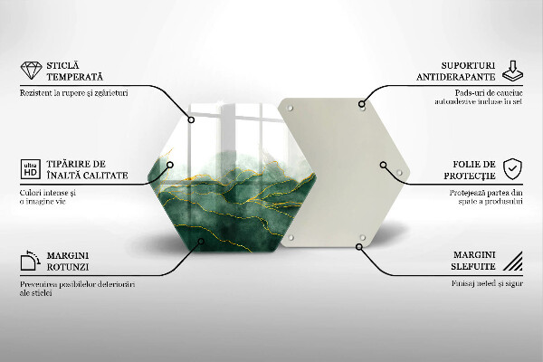 Üveg vágódeszka Absztrakt természet