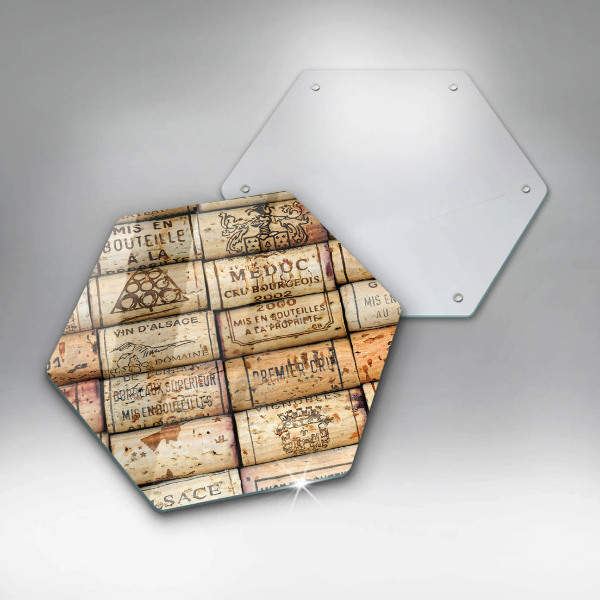 Üveg vágódeszka Régi bordugók