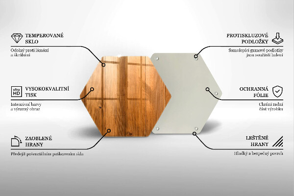 Üveg vágódeszka Fadeszkák