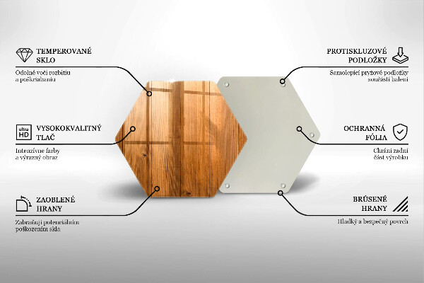 Üveg vágódeszka Fadeszkák
