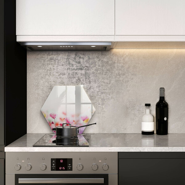 Üveg vágódeszka Virágos rét