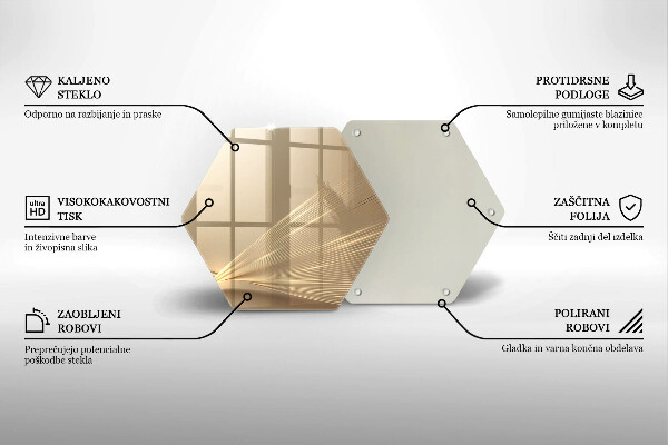 Üveg vágódeszka Modern absztrakció