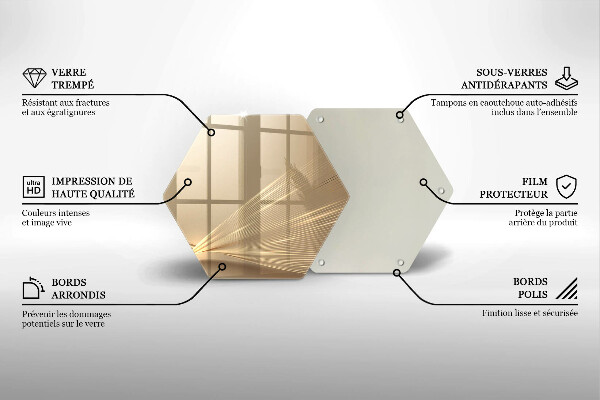 Üveg vágódeszka Modern absztrakció