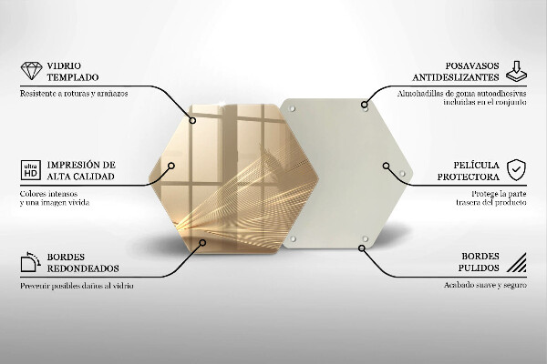 Üveg vágódeszka Modern absztrakció