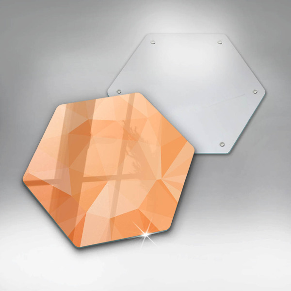 Üveg vágódeszka Geometriai háttér