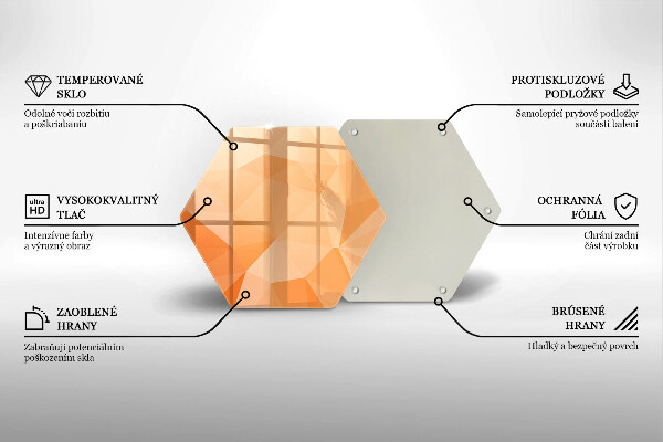 Üveg vágódeszka Geometriai háttér