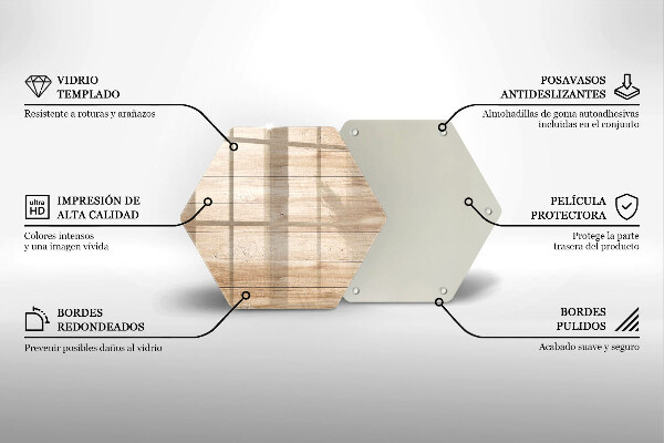 Üveg vágódeszka Fadeszkák