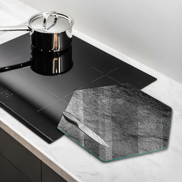 Üveg vágódeszka Kő textúra