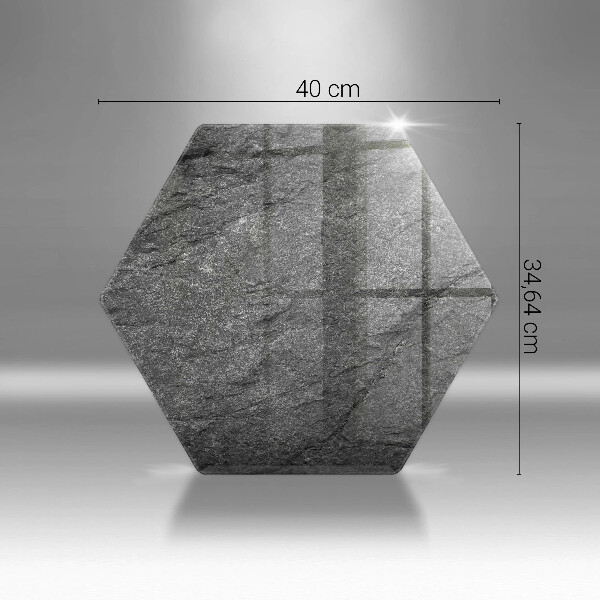 Üveg vágódeszka Kő textúra