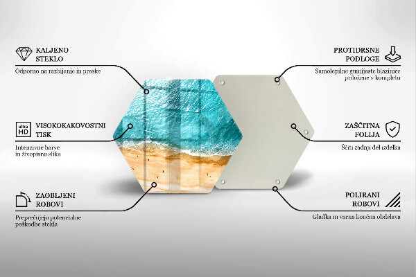 Üveg vágódeszka Tengerpart és tenger