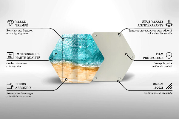 Üveg vágódeszka Tengerpart és tenger