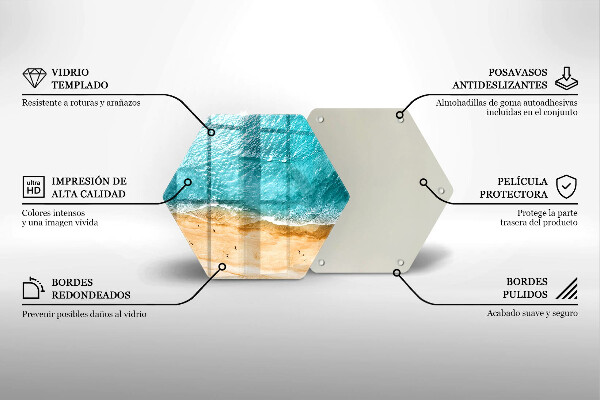 Üveg vágódeszka Tengerpart és tenger