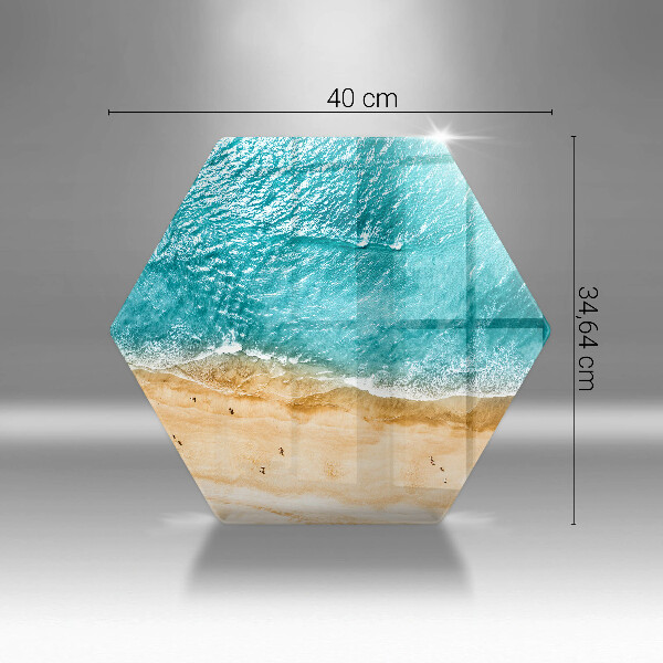 Üveg vágódeszka Tengerpart és tenger