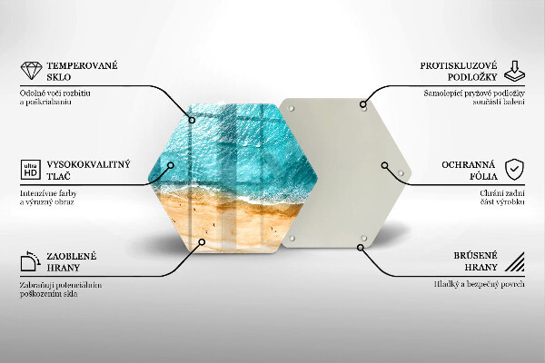Üveg vágódeszka Tengerpart és tenger