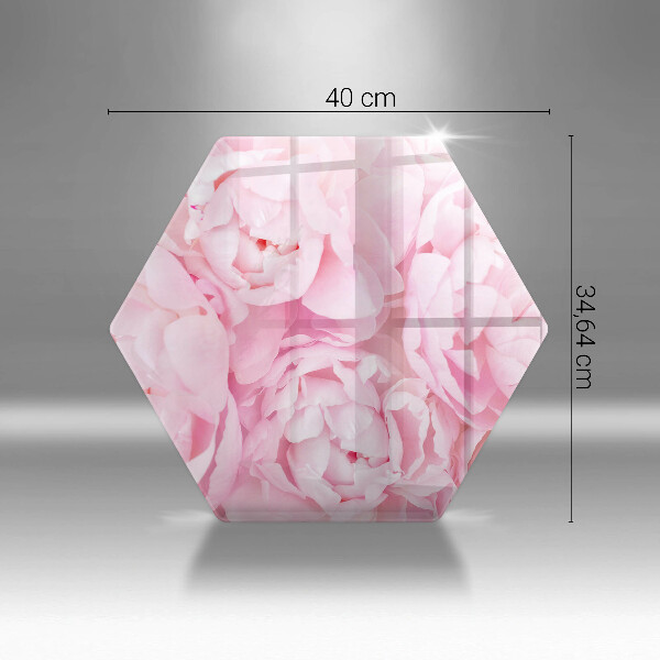 Üveg vágódeszka Finom bazsarózsa