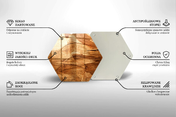 Üveg vágódeszka Fa tábla textúra