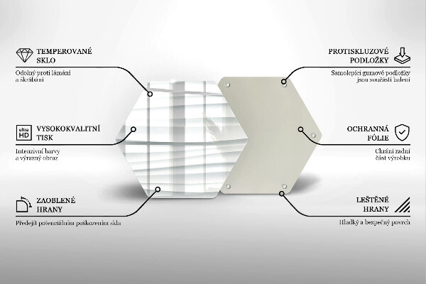 Üveg vágódeszka Modern szerkezet