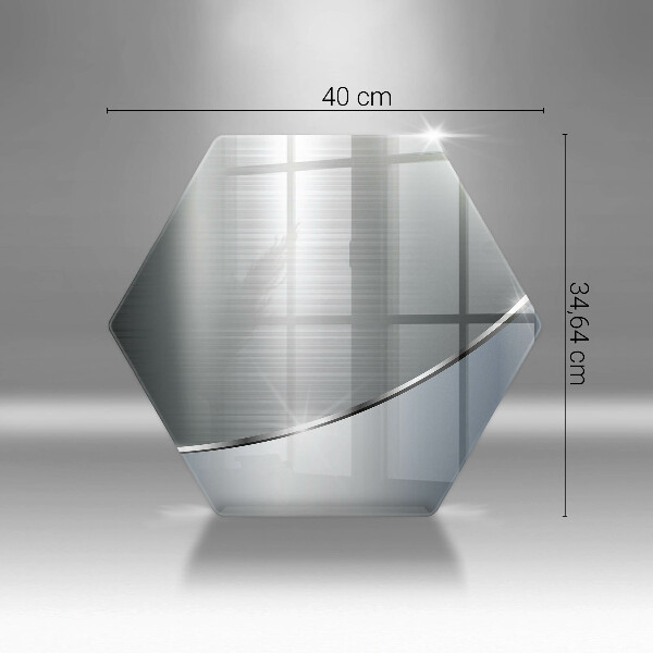 Üveg vágódeszka Fém absztrakciós minta