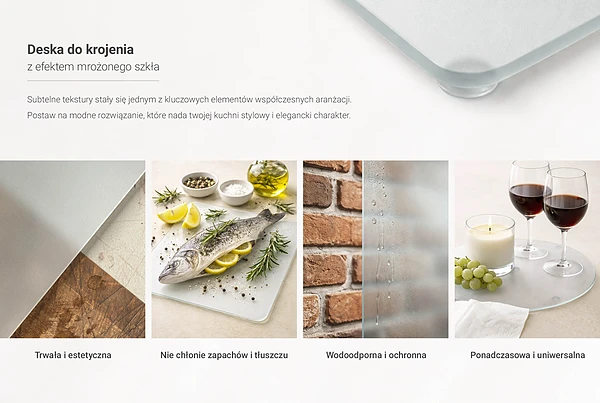 Üveg vágódeszka fényképes mintával 2 darabos szett 40 x 52 cm