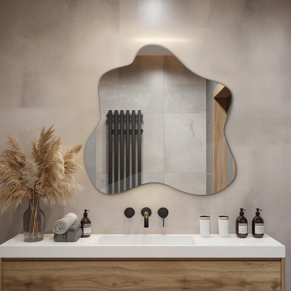 Folt alakú szabálytalan tükör 48x48 cm