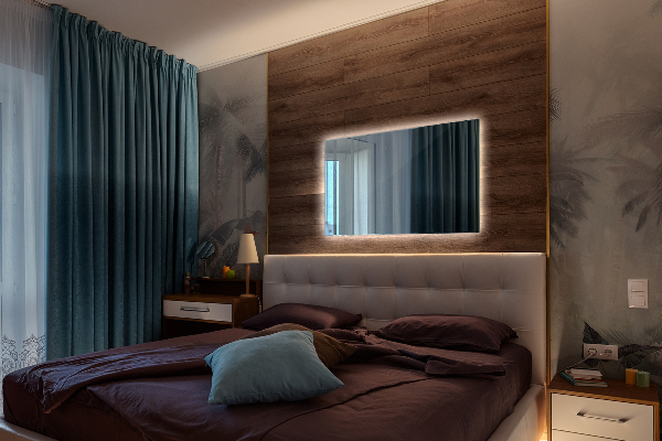 Ledes tükör 80x60 cm