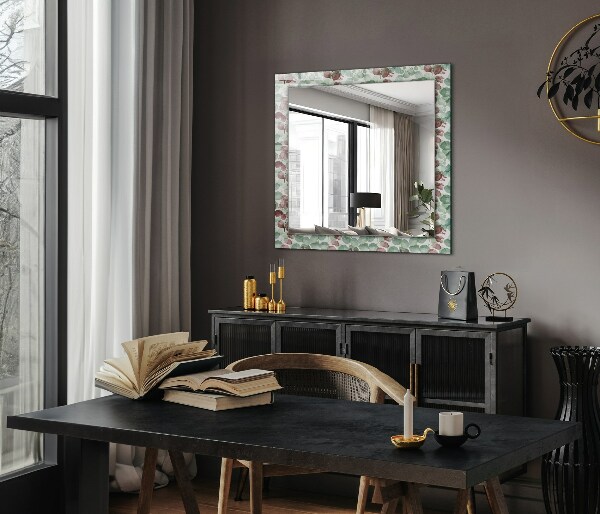 Tükör dekoráció Akvarell levelek