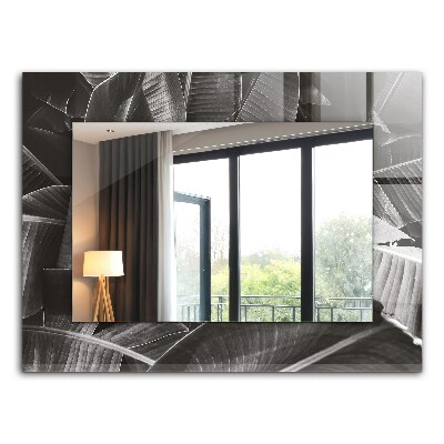 Díszes tükör Banánlevelek