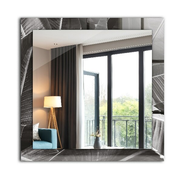 Díszes tükör Banánlevelek