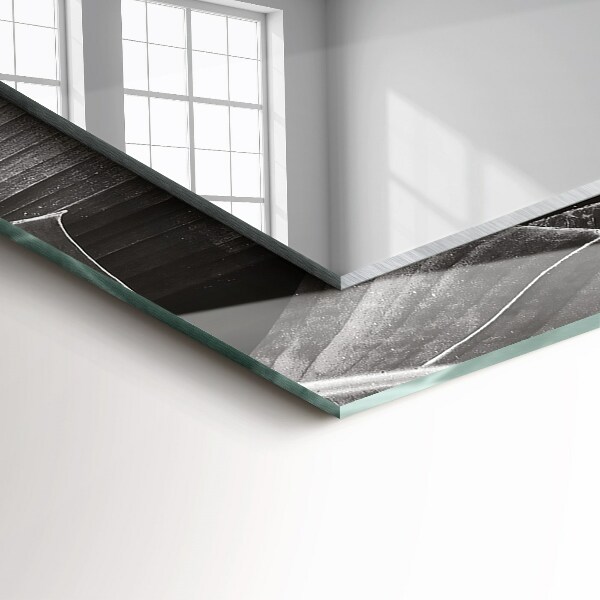 Díszes tükör Banánlevelek