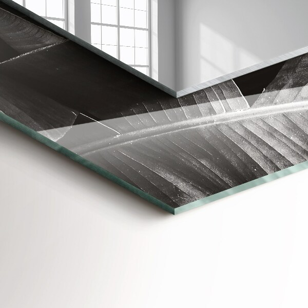 Díszes tükör Banánlevelek