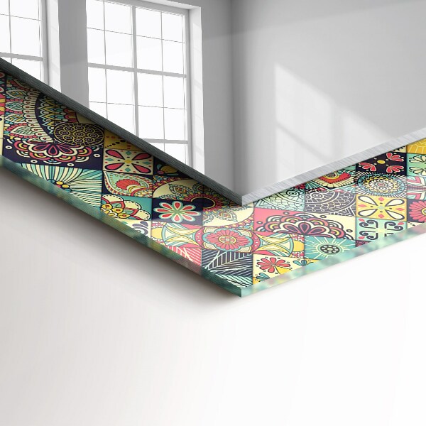 Tükör díszítéssel Színes mozaik