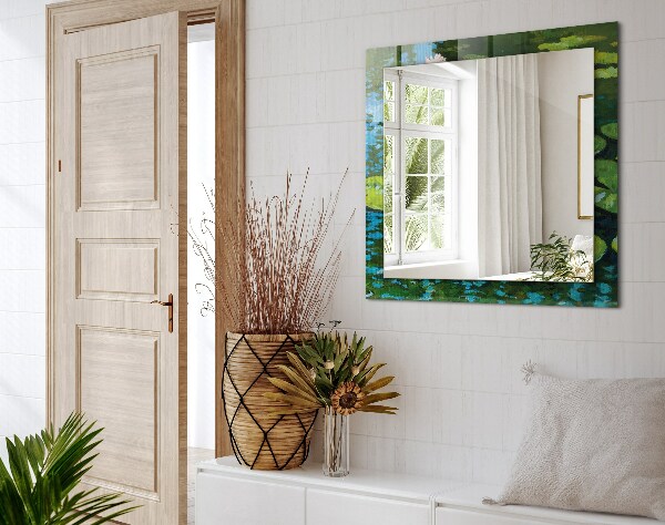 Tükör nyomtatott kerettel Vízililiom por