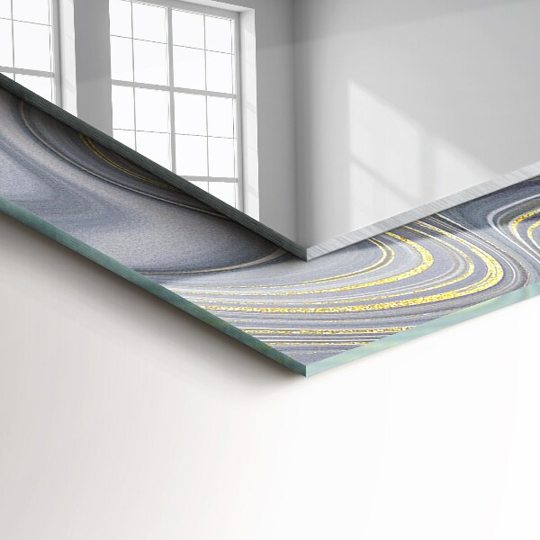 Tükör keret nyomtatással Absztrakt márvány motívumok