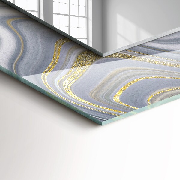 Tükör keret nyomtatással Absztrakt márvány motívumok