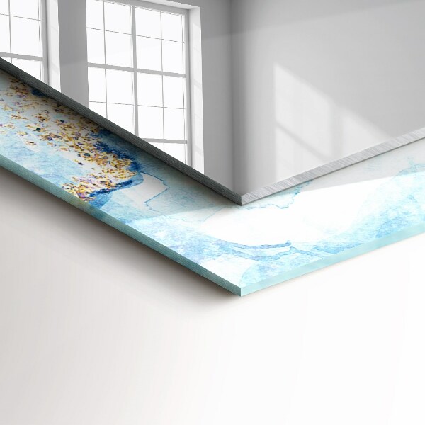 Design tükör Absztrakt minta márványon