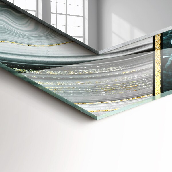 Dísztükör Absztrakt geometriai minta