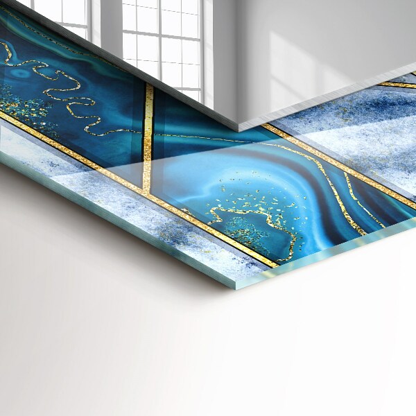 Díszes tükör Absztrakt geometriai mozaik