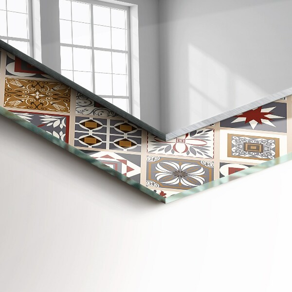 Dekor tükör Színes mozaik